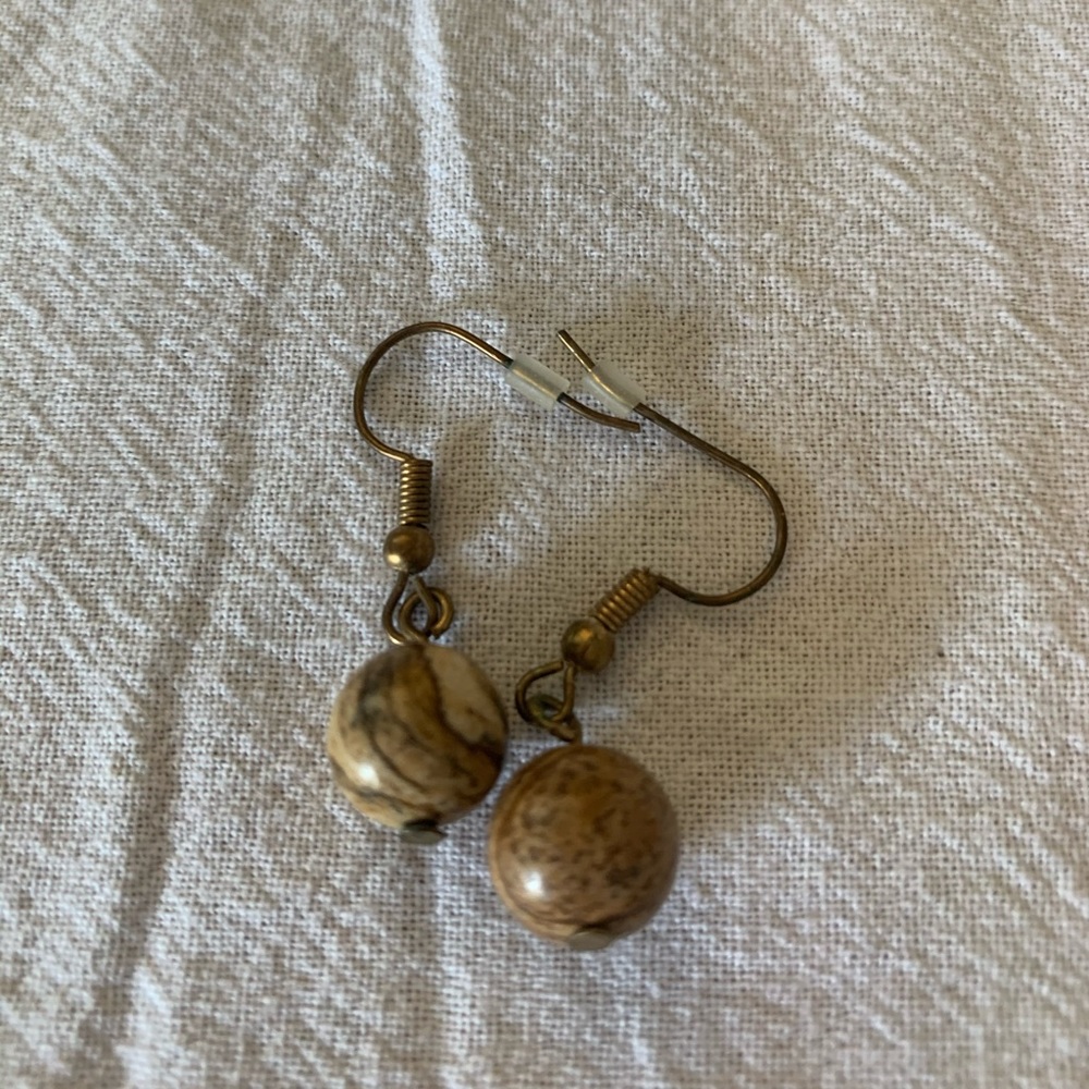 Wood earrings